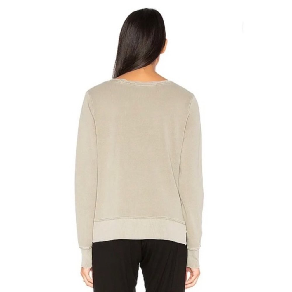 Revolve Pam & Gela Sage Side Split Sweatshirt S - image 2